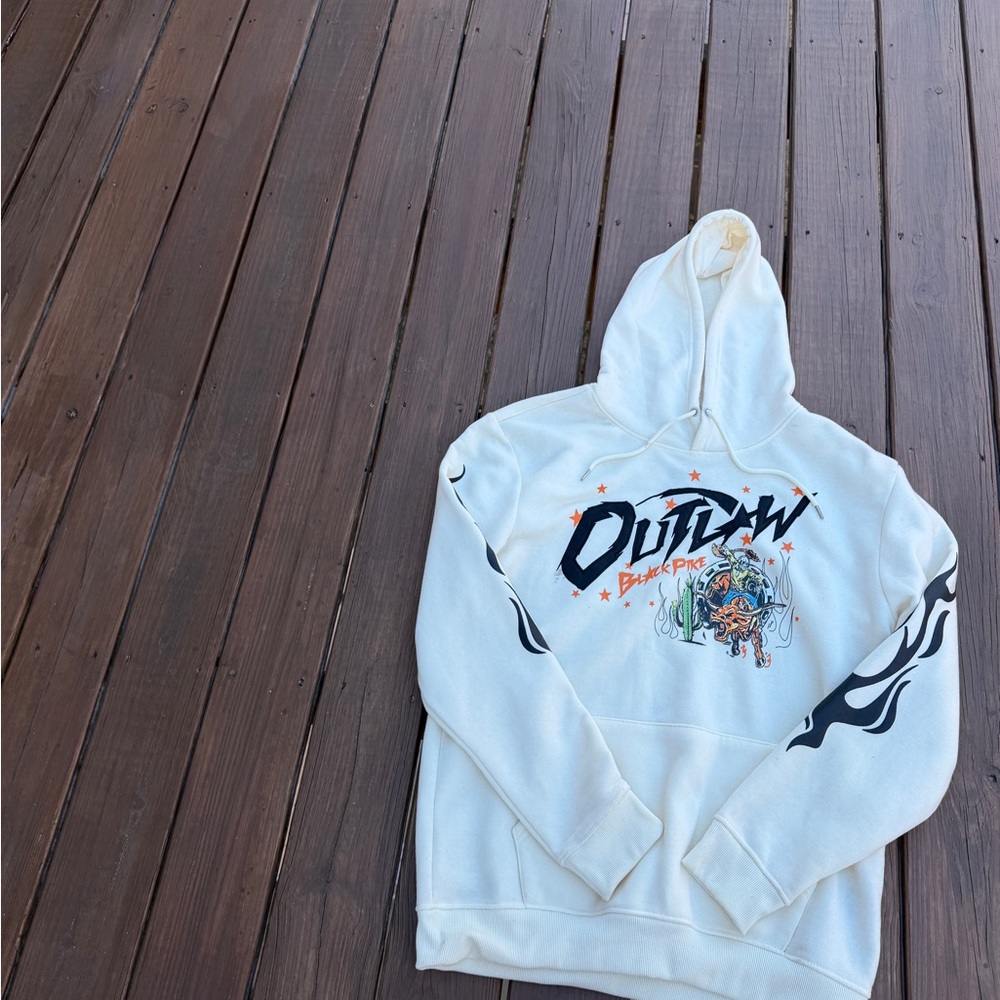 Cream/Beige  Graphic hoodie 2XL, New with tag